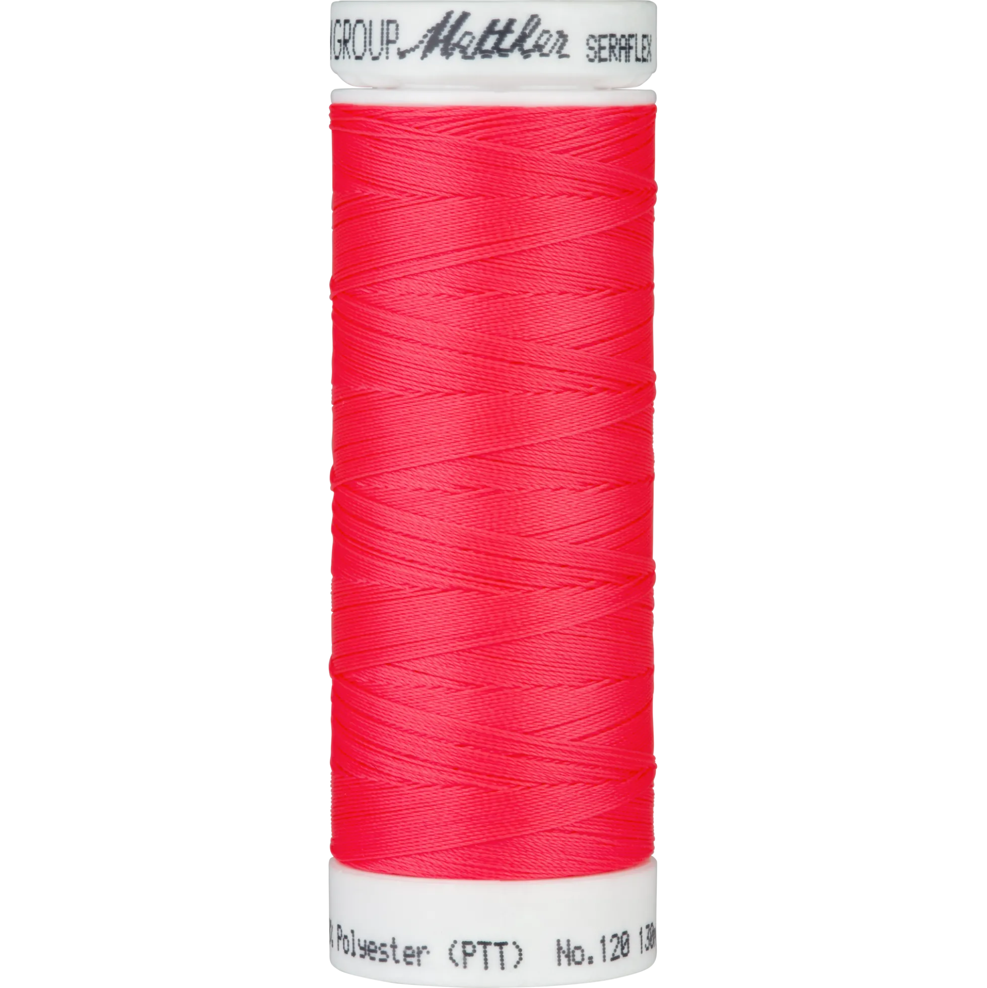 Amann Mettler Seraflex naaigaren | 130m | Fluor koraalrood