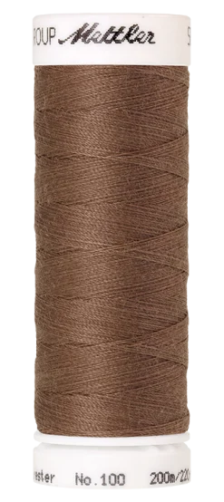 Amann Mettler Seralon naaigaren | 200m | Donker beige