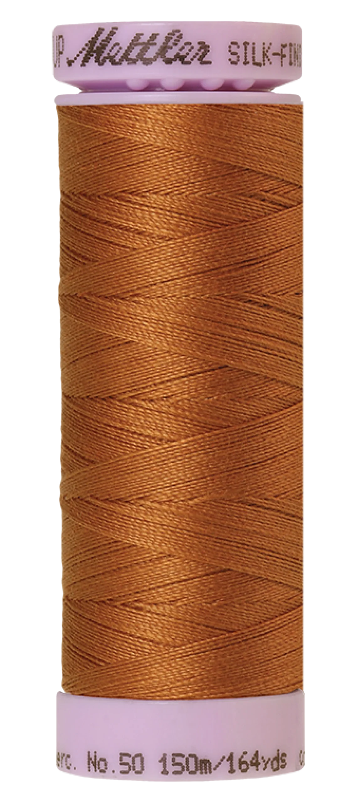 Amann Mettler Silk-finish cotton naaigaren | 150m | Donker okergeel
