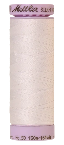 Amann Mettler Silk-finish cotton naaigaren | 150m | Wit
