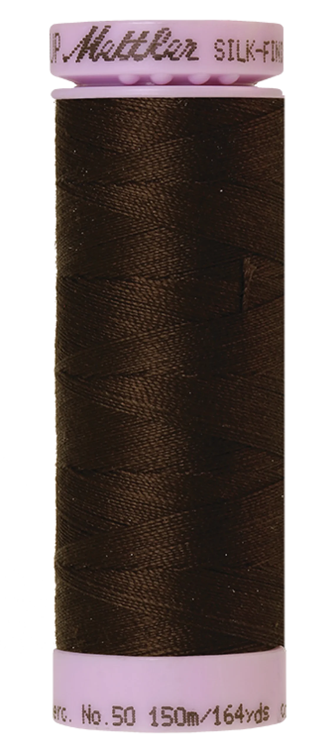 Amann Mettler Silk-finish cotton naaigaren | 150m | Donkerbruin