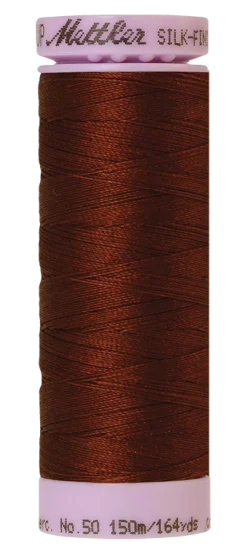 Amann Mettler Silk-finish cotton naaigaren | 150m | Bruin