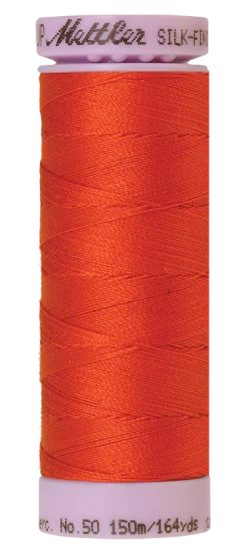 Amann Mettler Silk-finish cotton naaigaren | 150m | Oranje