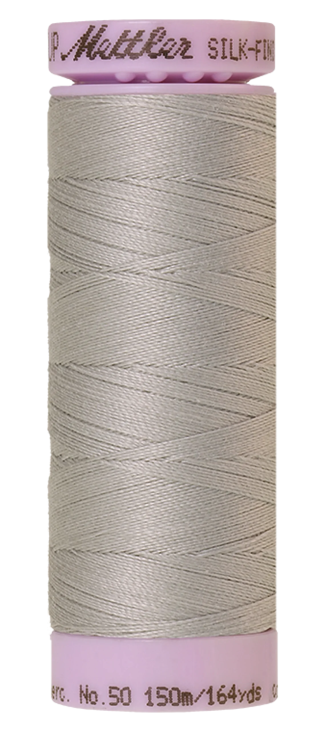 Amann Mettler Silk-finish cotton naaigaren | 150m | Lichtgrijs