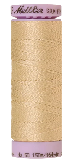 Amann Mettler Silk-finish cotton naaigaren | 150m | Licht beige