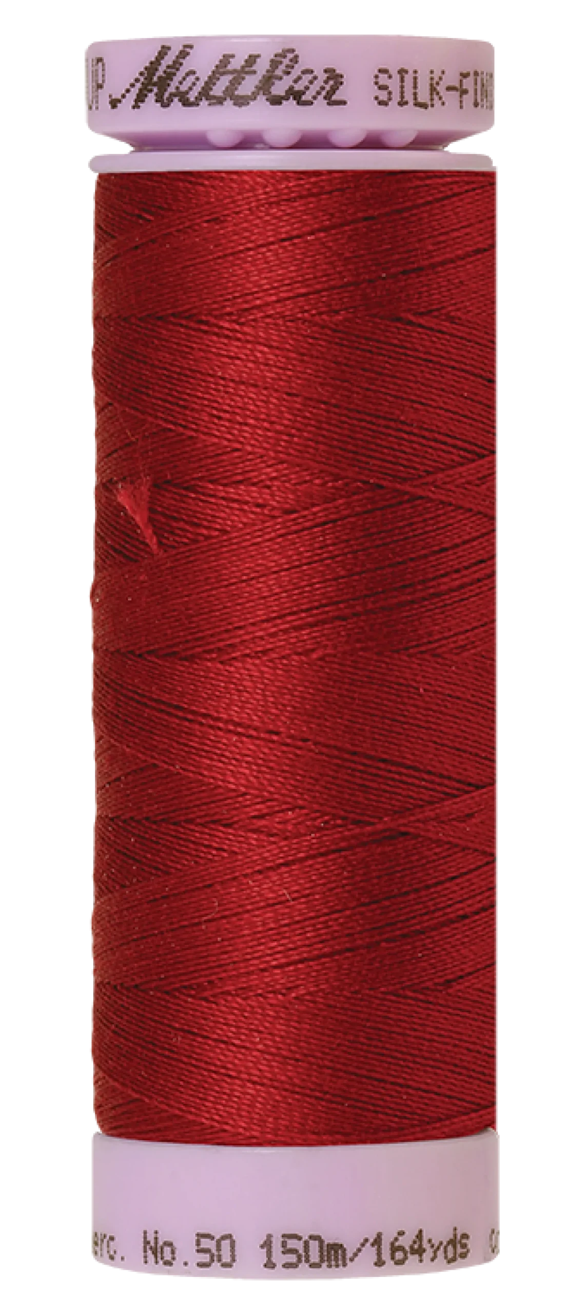 Amann Mettler Silk-finish cotton naaigaren | 150m | Donkerrood