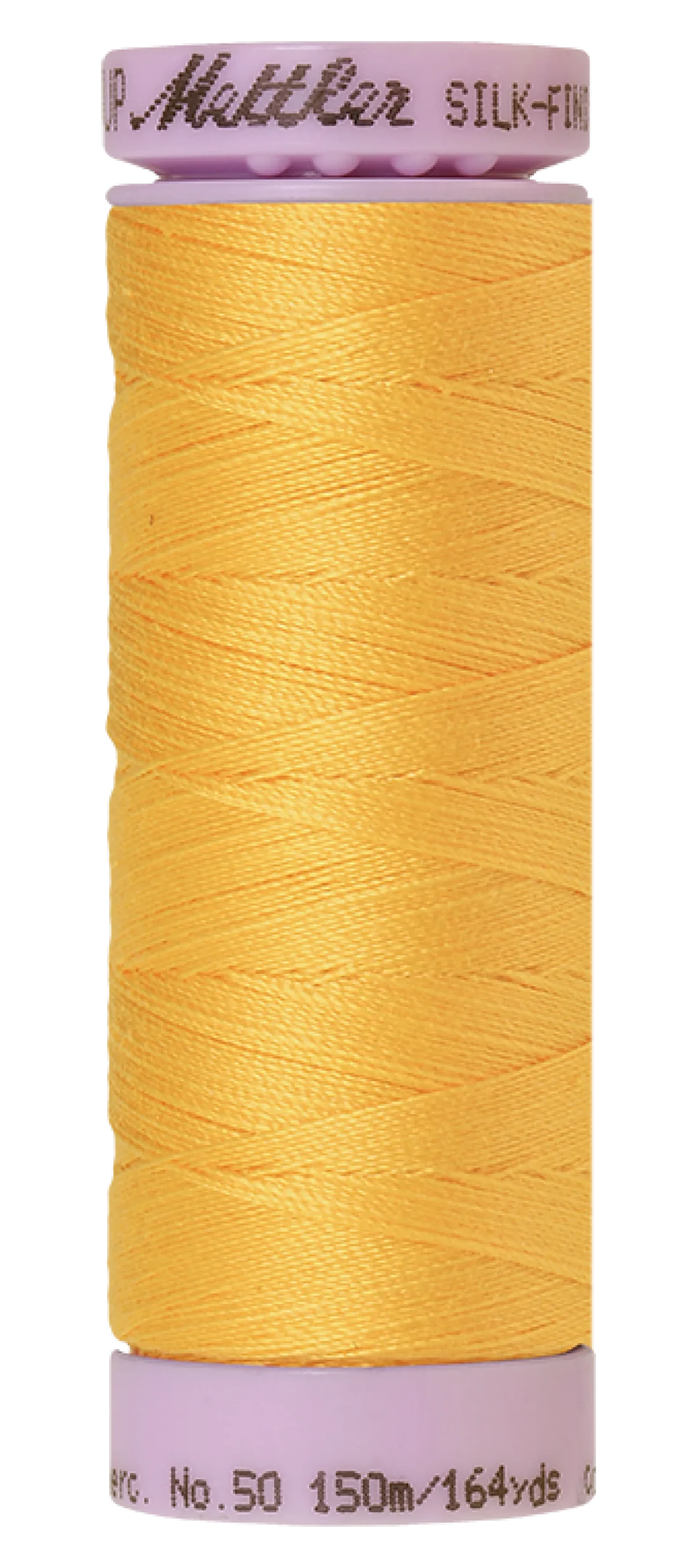 Amann Mettler Silk-finish cotton naaigaren | 150m | Okergeel