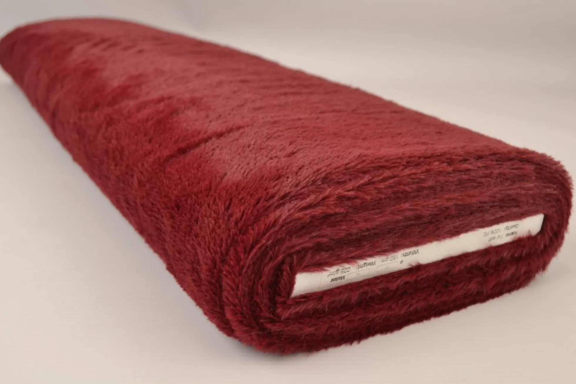 Bont kortharig (pluche) – Bordeauxrood