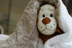 Bont kortharig (pluche) – Mint groen