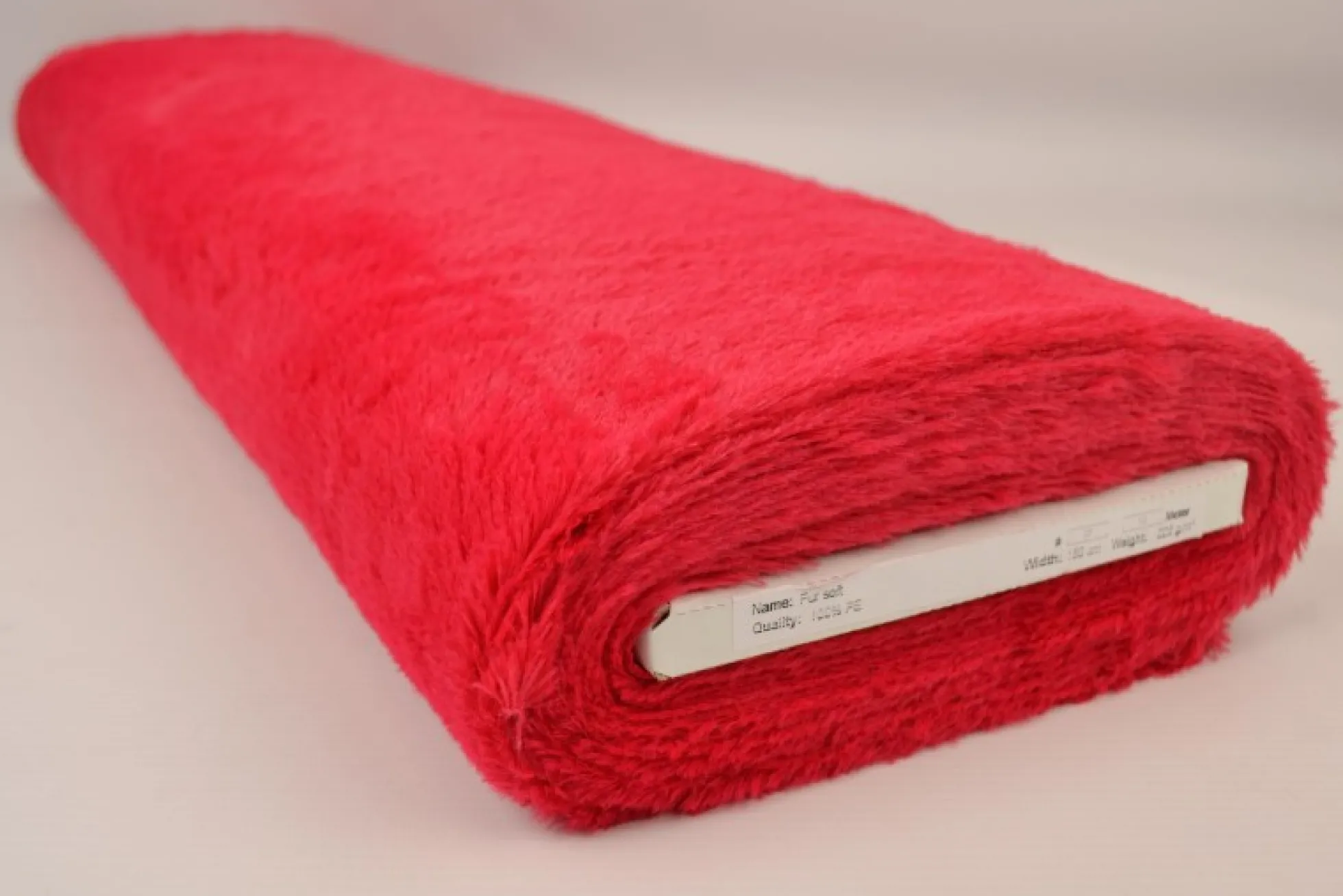 Bont kortharig (pluche) – Rood