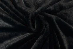 Bont kortharig (pluche) – Zwart