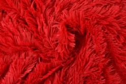 Bont langharig (Pluche / Fluffy) – Rood