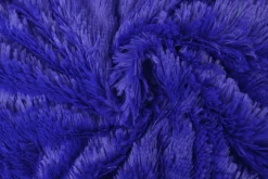 Bont langharig (Pluche / Fluffy) – Kobaltblauw