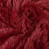 Bont langharig (Pluche / Fluffy) – Bordeauxrood