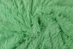 Bont langharig (Pluche / Fluffy) – Mintgroen