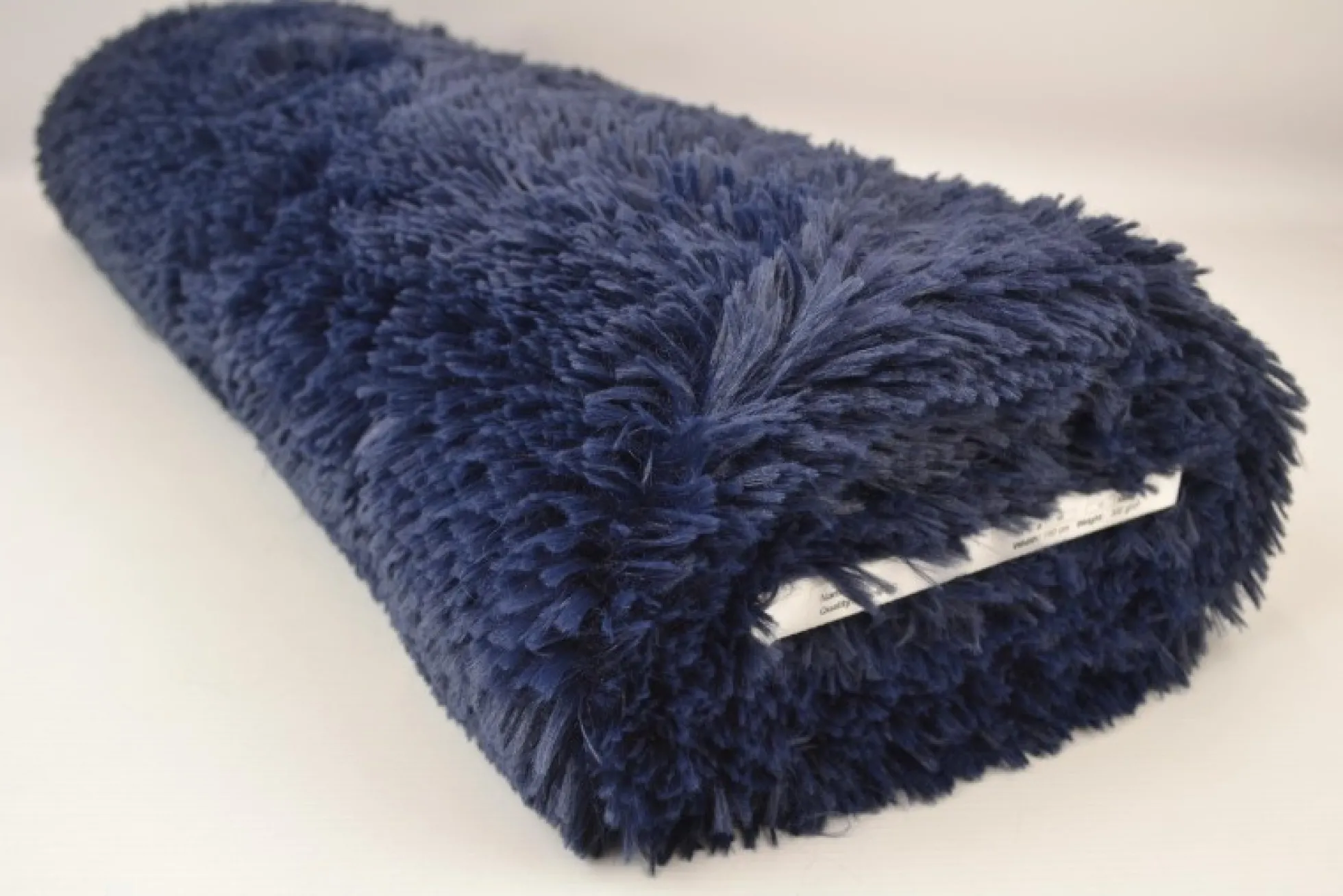 Bont langharig (Pluche / Fluffy) – Navy