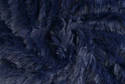 Bont langharig (Pluche / Fluffy) – Navy