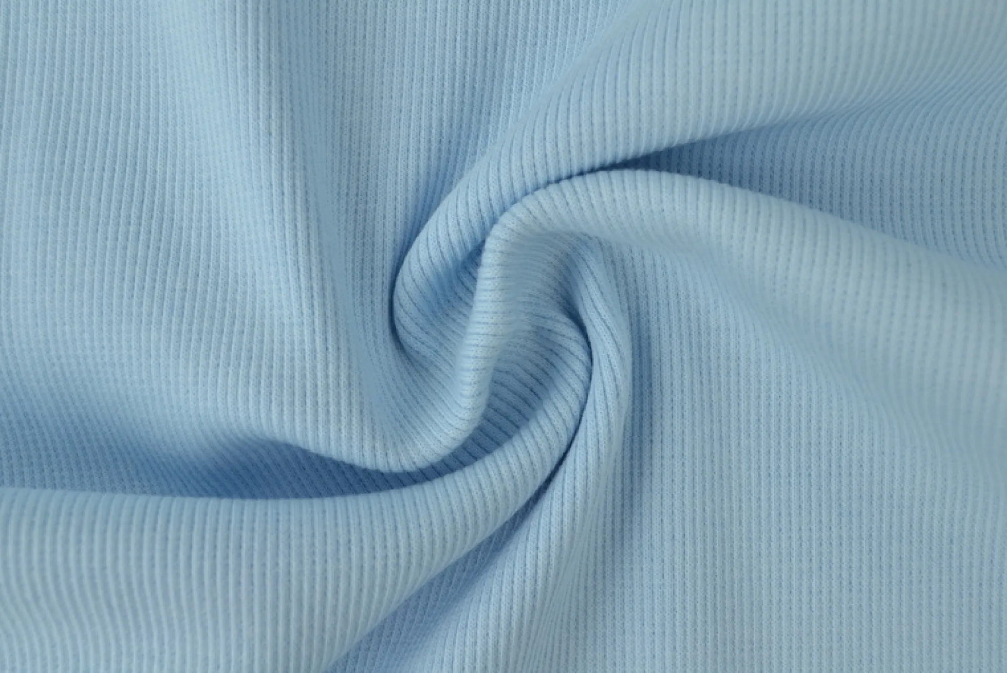 Boordstof rib – Babyblauw
