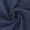 Boordstof rib – Donker jeans melange