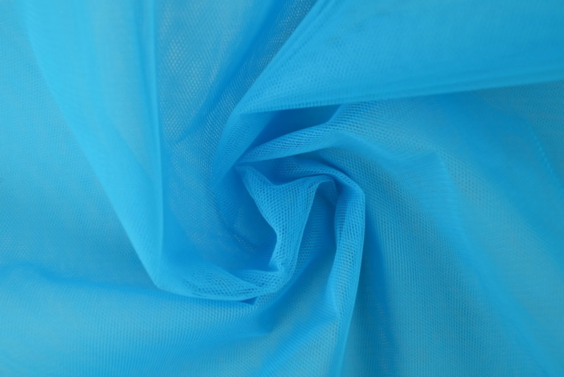Brandvertragende tule – Aqua 300cm breed