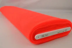 Brandvertragende tule – Fluor oranje 300cm breed