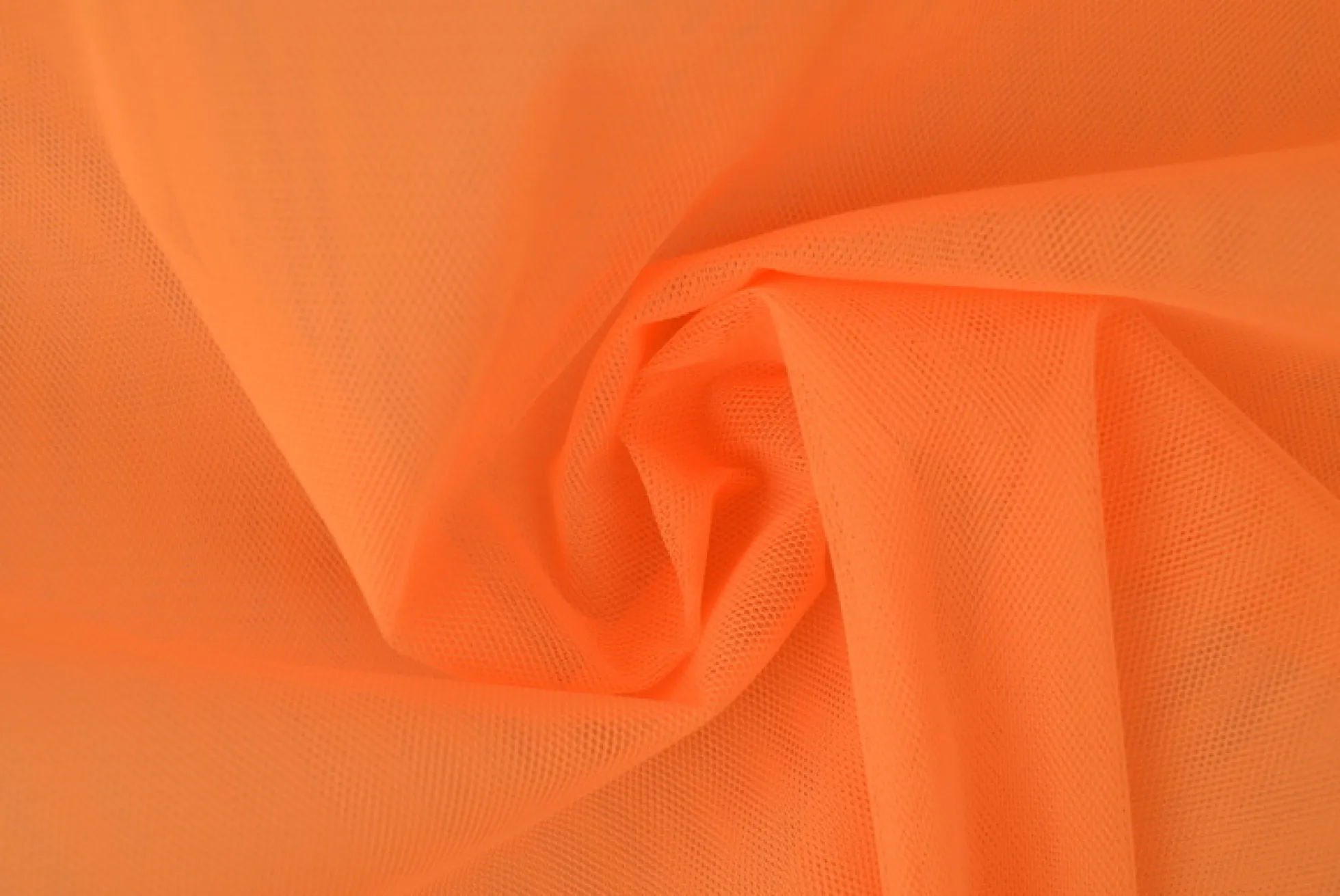 Brandvertragende tule – Oranje 300cm breed