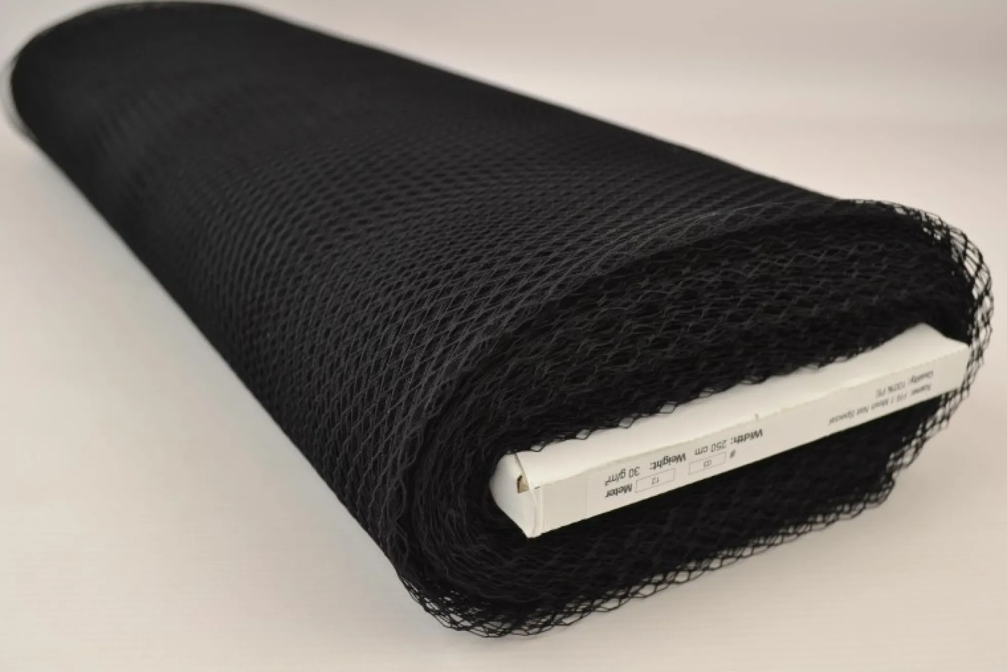 Brandvertragend mesh net 250cm breed – Zwart
