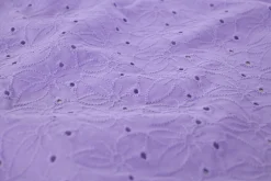 Broderie katoen – Anglaise lila