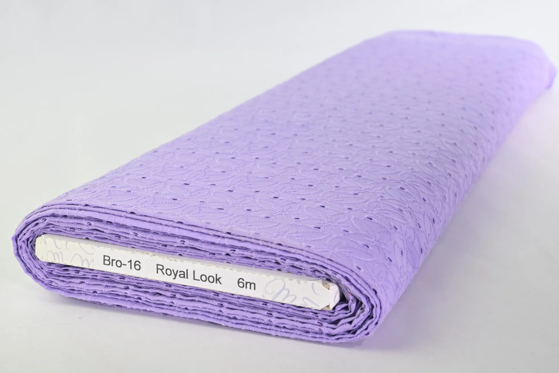 Broderie katoen – Anglaise lila