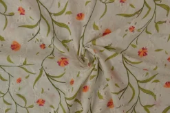 Broderie katoen – Ivory vine