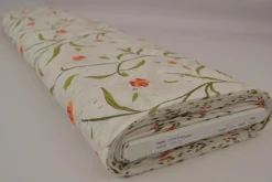 Broderie katoen – Ivory vine