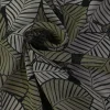 Chiffon – Army green jungleleaves