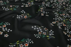 Chiffon – Daisy dance black border