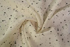 Chiffon – Floral speckles on ivory