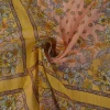 Chiffon – Flowers in the window yellow / salmon with lurex