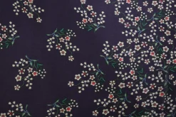 Chiffon – Purple blossom border