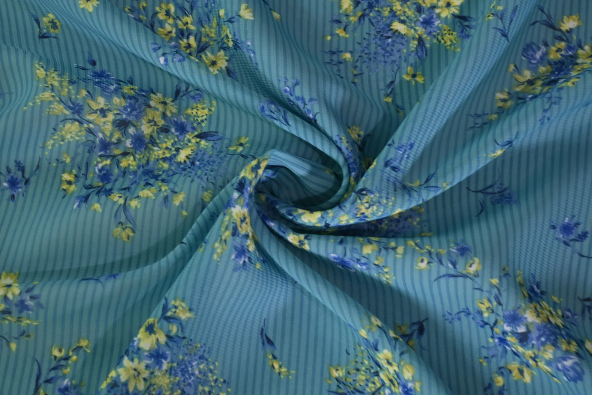 Chiffon – Turquoise meadow