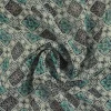 Chiffon – Turquoise & old pink mosaic