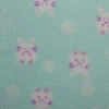 Coral Fleece – Bunnies on mint