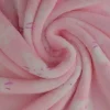 Coral Fleece – Bunnies on pink