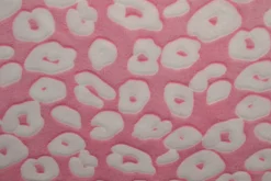 Coral Fleece – Clouds on pink