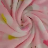 Coral Fleece – Dogs on pink