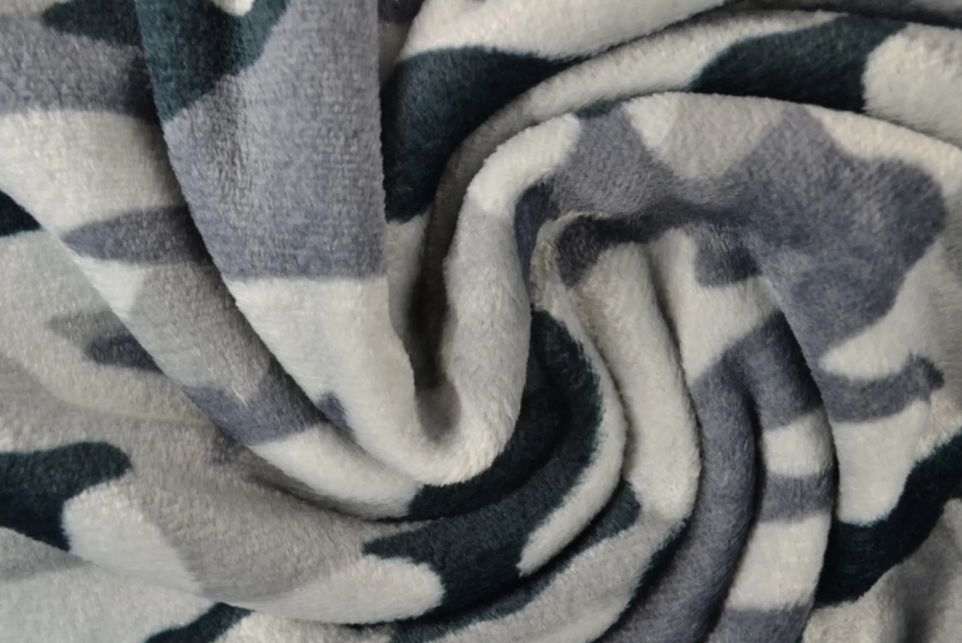 Coral fleece – Grey camo