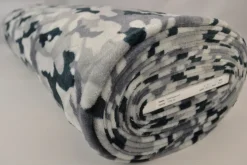 Coral fleece – Grey camo