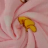 Coral Fleece – Monkeys on pink