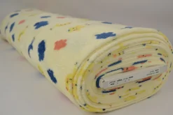 Coral Fleece – Moon & stars yellow