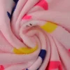 Coral Fleece – Night bunny on light pink