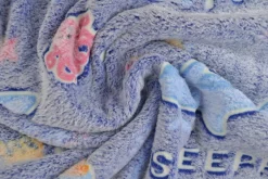 Coral fleece – Ocean adventure on navy