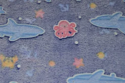 Coral fleece – Ocean adventure on navy