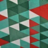 Coral Fleece – Retro triangles